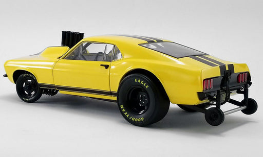 1969 Mustang Gasser Stinger Yellow and Black - Acme Exclusive 1/18 - 18932-B  - Passion Diecast 