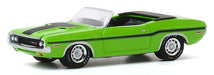 1970 Dodge Challenger R/T HEMI Convertible in Sublime Green- GL Muscle Series 23 - 1-64  greenlight - 13270 D - Passion Diecast