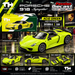 Porsche 918 Spyder Acid Green — affiche IA / AI poster