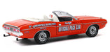 1971 Dodge Challenger Convertible - Indianapolis 500 Pace Car  with Orange Flags - Greenlight 1/18 - 13569  -  Passion Diecast 