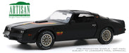 1977 Pontiac Firebird "Fire Am" in Black with Hood Bird - Very Special Equipment (VSE) - Greenlight 1/18 - 19080  -  Diecast 