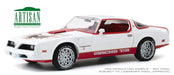 1978 Pontiac Firebird "Macho Trans Am" - White and Red - n°11 of 204 - Mecham Design - Greenlight 1/18 - 19081 -  Diecast 
