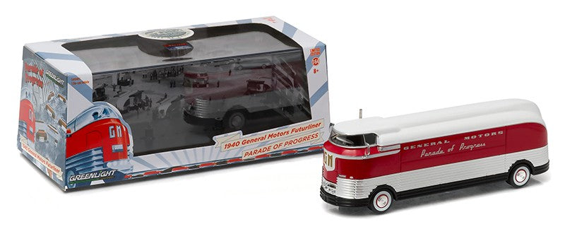 Parade of Progress - 1940 General Motors Futurliner - Greenlight 1/64 - 29832 - Passion Diecast
