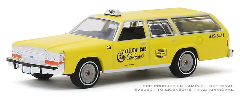 1988 Ford LTD Crown Victoria Wagon - Yellow Cab Co. of Coronado, California - Greenlight 1/64 - 30122  - Passion Diecast