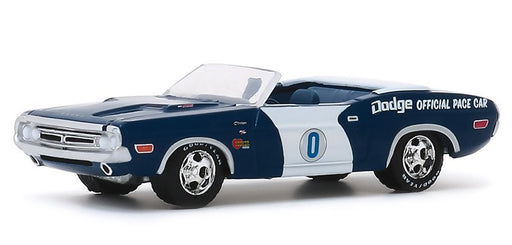 1971 Dodge Challenger Convertible - Ontario Motor Speedway Official Pace Car - Greenlight 1/64  Hobby Exclusive - 30145