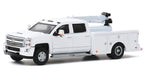 2016 Chevrolet Silverado 3500 Dually Crane Truck - Dually Drivers Series 4 - 1-64  Greenlight  - 46040 A -  Passion Diecast