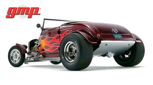 1934 Hot Rod Roadster in Brandywine Metallic with Flames -  GMP 1/18 - 18926  Passion Diecast 