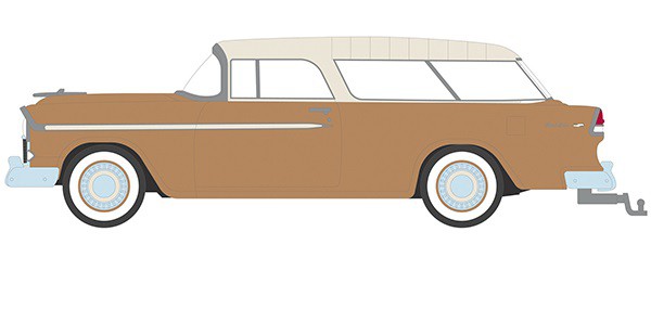 1955 Chevrolet Two-Ten Handyman Estate Wagons Series 5  1/64  Greenlight 29990 A  -  Passion Diecast 