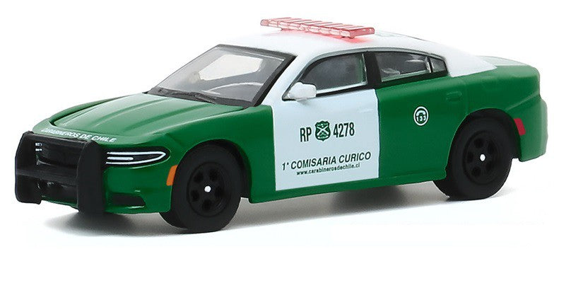 Carabineros De Chile (Chilean Police) - 2018 Dodge Charger Pursuit - Greenlight 1/64 Hobby Exclusive - 30162  Passion Diecast 