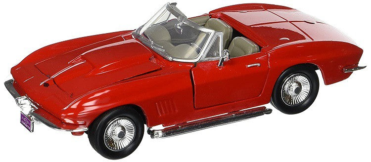 1967 Chevrolet Corvette convertible red  - Motormax 1/24 - 73224 RD - Passion Diecast 