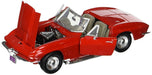 1967 Chevrolet Corvette convertible red  - Motormax 1/24 - 73224 RD - Passion Diecast 