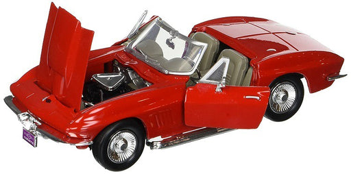1967 Chevrolet Corvette convertible red  - Motormax 1/24 - 73224 RD - Passion Diecast 