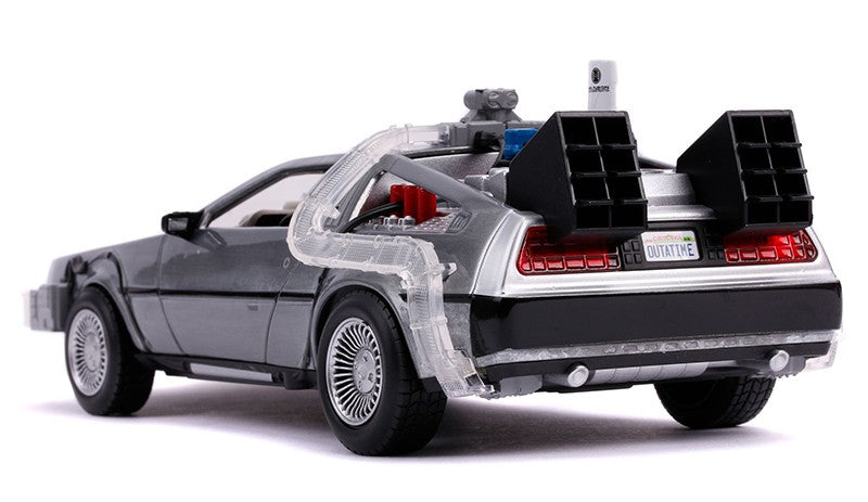Delorean Time Machine with Light - Back to the Future Part II (1989) -  Jada 1/24 - 31468  -  Passion Diecast