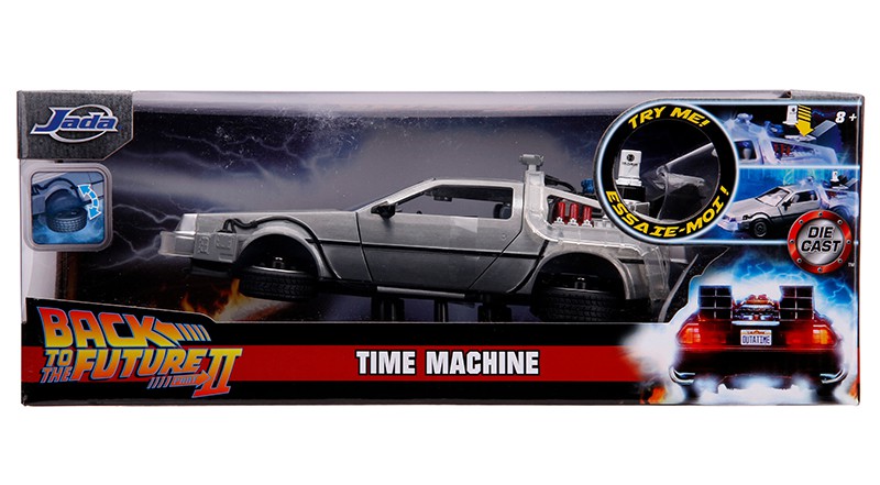 Delorean Time Machine with Light - Back to the Future Part II (1989) -  Jada 1/24 - 31468  -  Passion Diecast