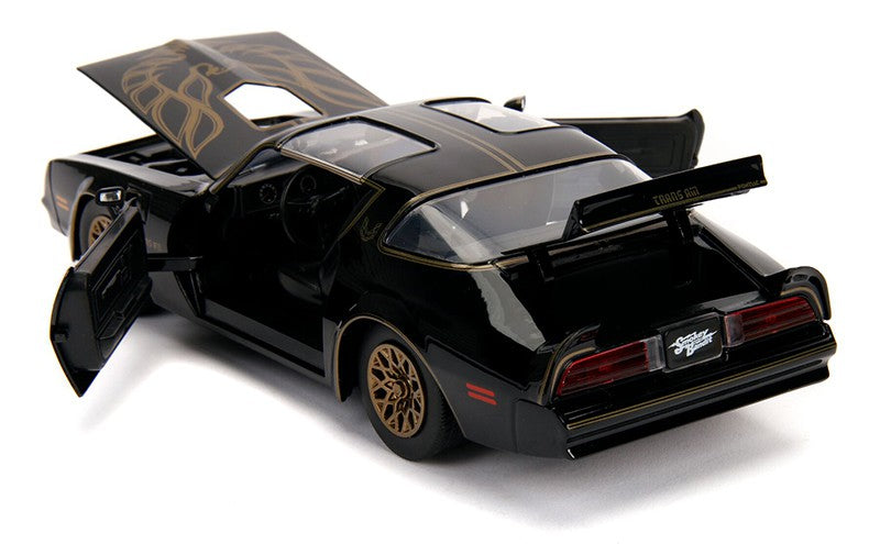 1977 Pontiac Firebird with Replica Belt Buckle - Smokey and the Bandit -  Jada 1/24 - 30998 - Passion Diecast 