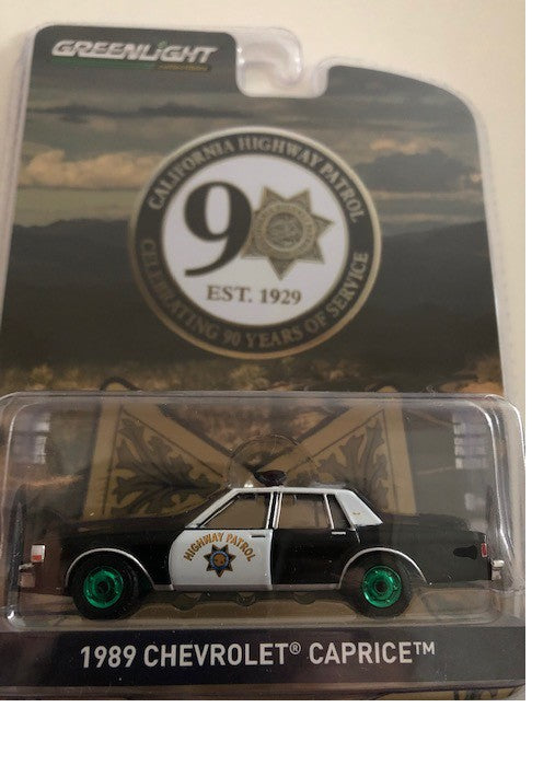 1989 Chevrolet Caprice - California Highway Patrol 90th  - Anniversary Collection 10  1-64 greenlight - 28020 C