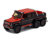 Mercedes Benz G63 AMG 6x6  Red and Black - 1st Edition - Era 1/64 - MB196X6RF06  -  Passion Diecast 