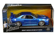 1/24 Fast & Furious - Brian's Nissan Skyline GT-R (R34) BLUE 97173 Jada passion diecast
