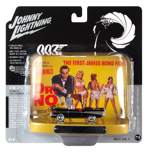 Dr. No 1957 Chevy Bel Air   James Bond with / Tin  - Johnny Lightning -  1:64 - JLSP084  -  Passion Diecast 