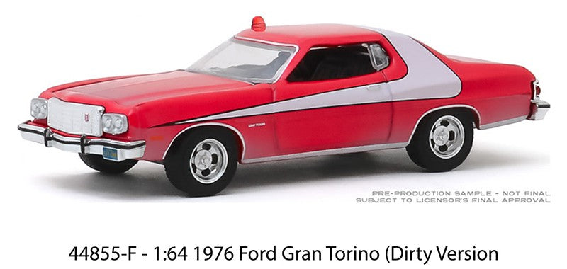 1976 Ford Gran Torino (Dirty Version) - Hollywood Special Edition: Starsky and Hutch  1-64  greenlight -  44855 F