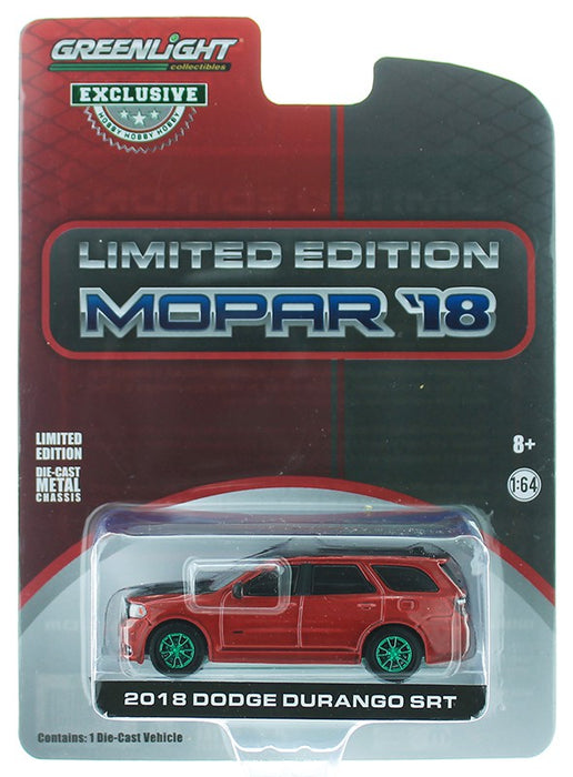 2018 Dodge Durango SRT in Octane Red - Limited Edition '18 -  (Hobby Exclusive) 1-64 GREENMACHINE - 30131GR