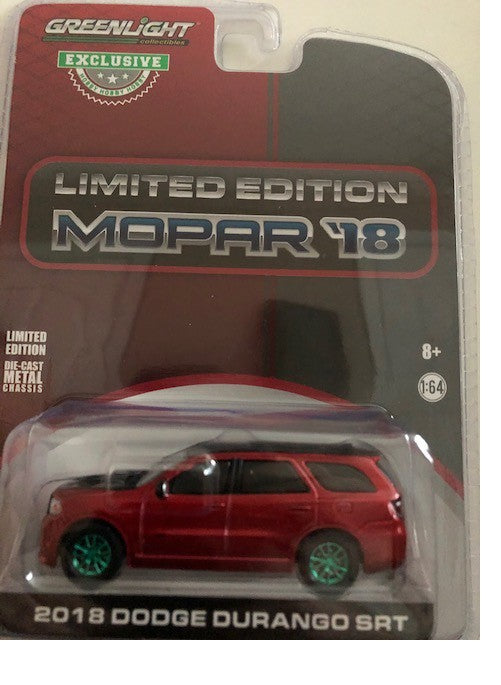 2018 Dodge Durango SRT in Octane Red - Limited Edition '18 -  (Hobby Exclusive) 1-64 GREENMACHINE - 30131GR