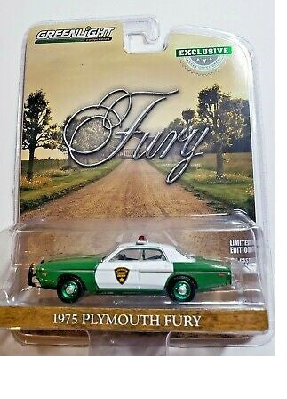 1975 Plymouth Fury - Chickasaw County Sheriff   -  (Hobby Exclusive) 1/64 Greenlight - 30141