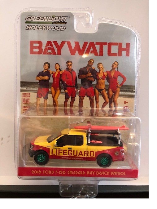 2016 Ford F-150 Emerald Bay Beach Patrol Baywatch Hollywood 16 GREENMACHINE 1-64 44760 FGR