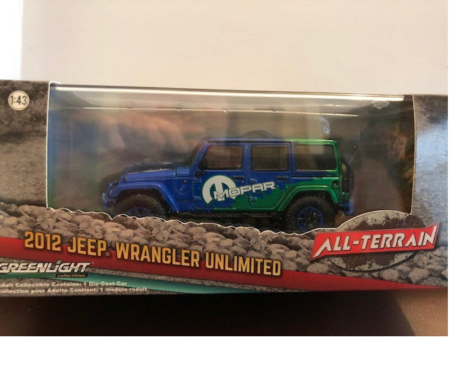 Jeep Wrangler MOPAR 2012 Off-Road Edition GREENMACHINE 86099 GR 1-43