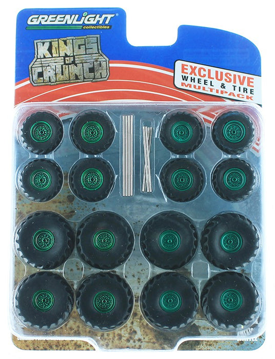 Kings of Crunch Wheel & Tire Pack  (Hobby Exclusive)  1-64 GREENMACHINE 13166 GR