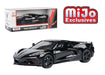 2020 Chevrolet Corvette C8 Stingray Black  MiJo Exclusives  - Motormax 1/24 - 79360 BK- Passion Diecast 