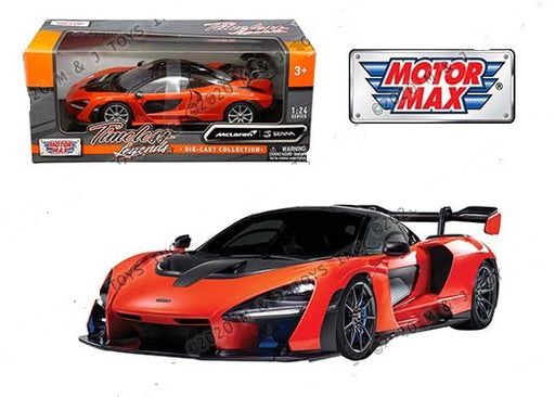 McLaren Senna  Orange - Motormax 1/24 - 79355 OR - Passion Diecast 