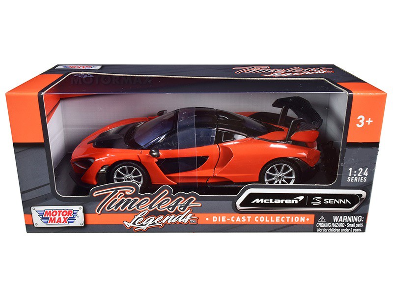 McLaren Senna  Orange - Motormax 1/24 - 79355 OR - Passion Diecast 