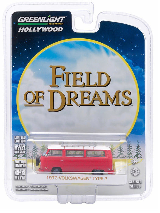 1973 Volkswagen Type 2 Bus  - Field of Dreams -  Hollywood Series 9 - Greenlight 1/64 - 29980 B PASSION DIECAST
