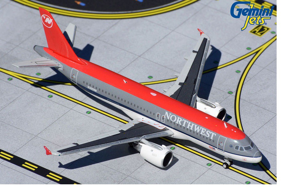 Northwest Airbus A320 - N365NW - Gemini Jets 1/400 - GJNWA371  - Passion diecast 