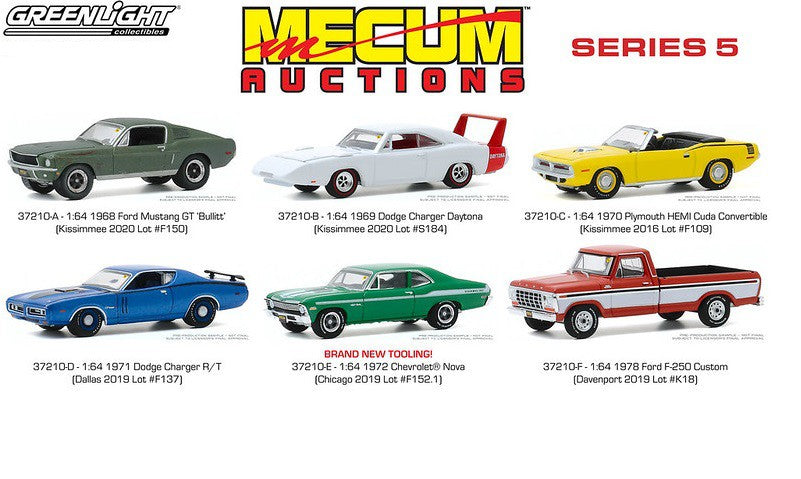 Mecum Auctions Series 5  Assortment  1-64 greenlight - 37210 - Passion Diecast