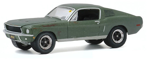 1968 Ford Mustang GT ‘Bullitt’ - Mecum Auctions Series 5  -  greenlight 1-64  - 37210 A - Passion Diecast