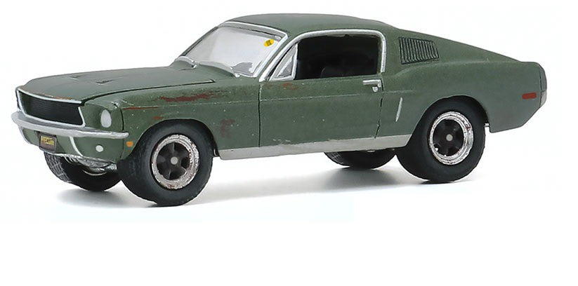 1968 Ford Mustang GT ‘Bullitt’ - Mecum Auctions Series 5  -  greenlight 1-64  - 37210 A - Passion Diecast
