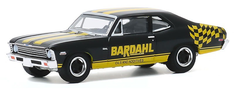 1972 Chevrolet Nova - Bardahl - Running on Empty Series 11 - greenlight 1-64  - 41110 D  -  Passion Diecast