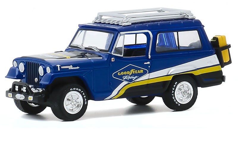 Jeep Jeepster Commando Off-Road - Goodyear Racing  - Running on Empty Series 11 - greenlight 1-64  - 41110 B - Passion Diecast