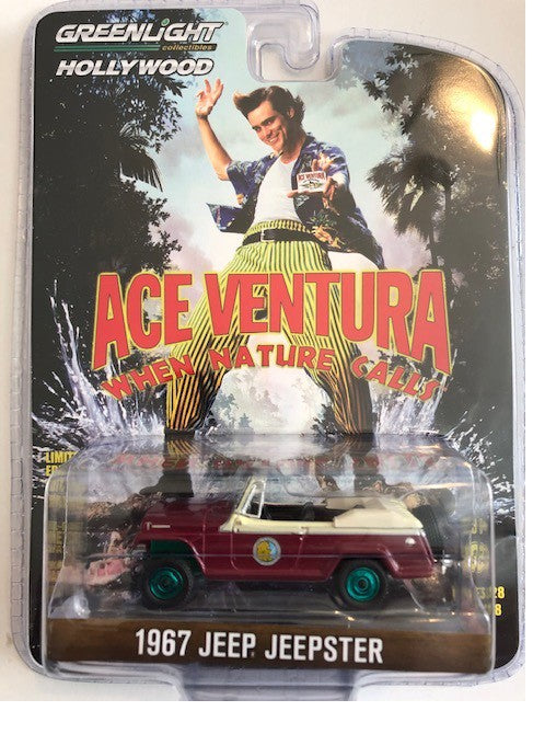1967 Jeep Jeepster Convertible - Ace Ventura: When Nature Calls (1995) -Hollywood Série 28 - 1-64  GREENMACHINE 44880 FGR