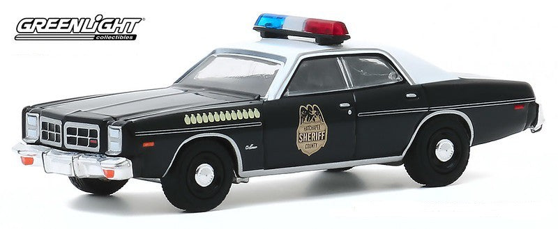 1977 Dodge Monaco - Hatchapee County Sheriff  -   greenlight 1/64   Hobby Exclusif - 30152 -  Passion Diecast 