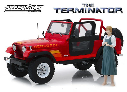 1983 Jeep CJ-7 Renegade With Sarah Connor Figure  The Terminator Greenlight Artisan 19060 PASSION DIECAST
