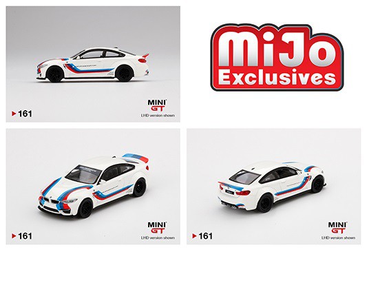 LB Works BMW M4 White  -  MINI GT 1:64 - Mijo Exclusive - MGT00161 - Passion Diecast 