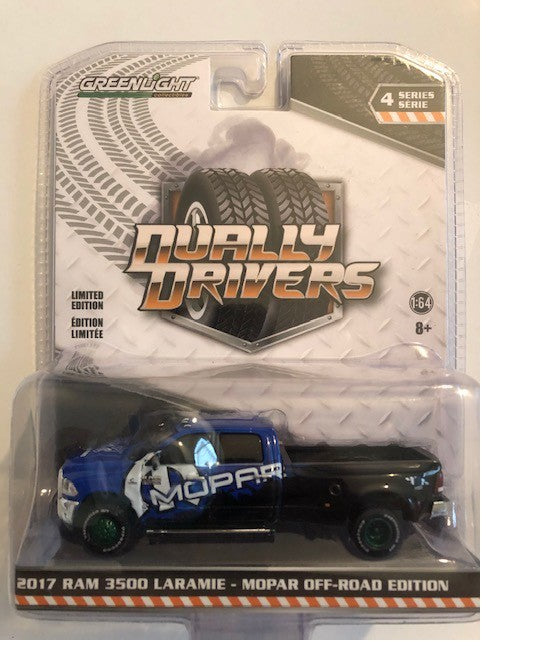2017 Ram 3500 Dually MOPAR Off-Road Edition - Dually Drivers Series 4 - 1-64  GREENMACHINE  - 46040 CGR