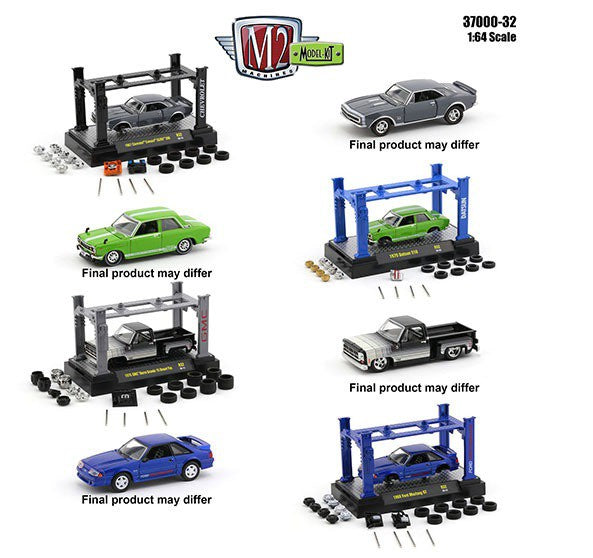 Model Kit Release 32 - 4- Pcs Assortment  - M2 Machine Hobby Exclusive 1:64 - 37000-32  -  Passion Diecast 