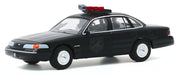 1992 Ford Crown Victoria Police Interceptor  - Black  Bandit  Series 23,  1-64 Greenlight 28030 E Passion Diecast