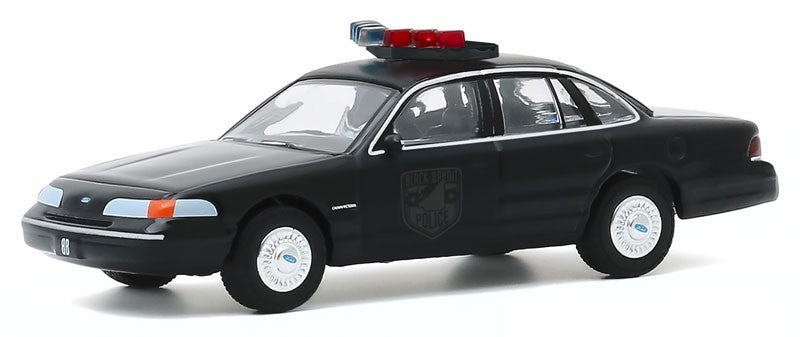 1992 Ford Crown Victoria Police Interceptor  - Black  Bandit  Series 23,  1-64 Greenlight 28030 E Passion Diecast