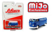 Volkswagen T1 Panel Bus - Porsche Diesel Blue with white top - Schuco 1:64 MiJo Exclusives - 4800 - Passion Diecast 