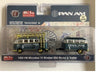 Volkswagen Bus Deluxe With Trailer " PAM AM - M2 Machines 1/64 Auto Trailer Mijo CHASE CAR - 38100-MJS04GR